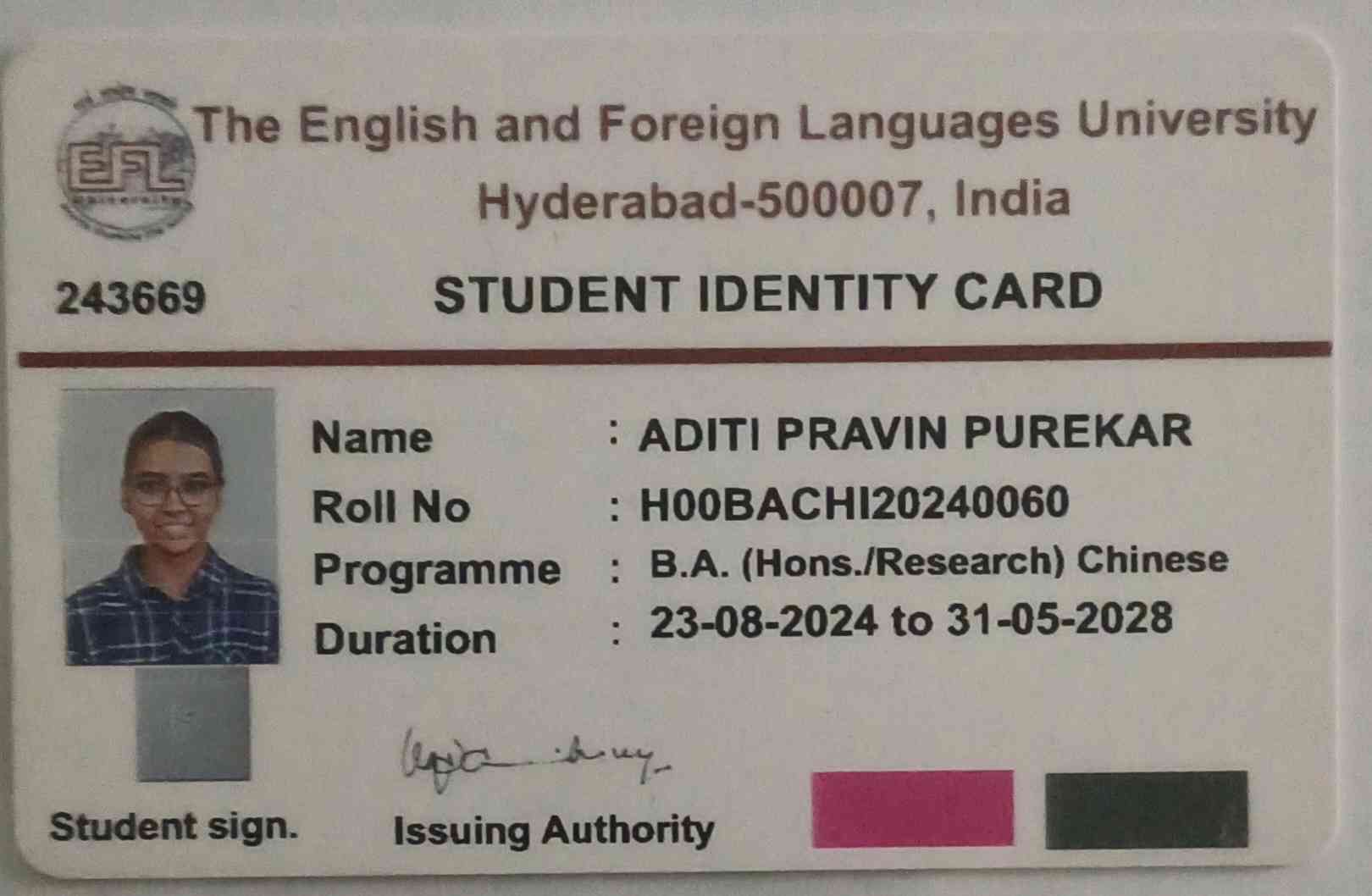 College ID