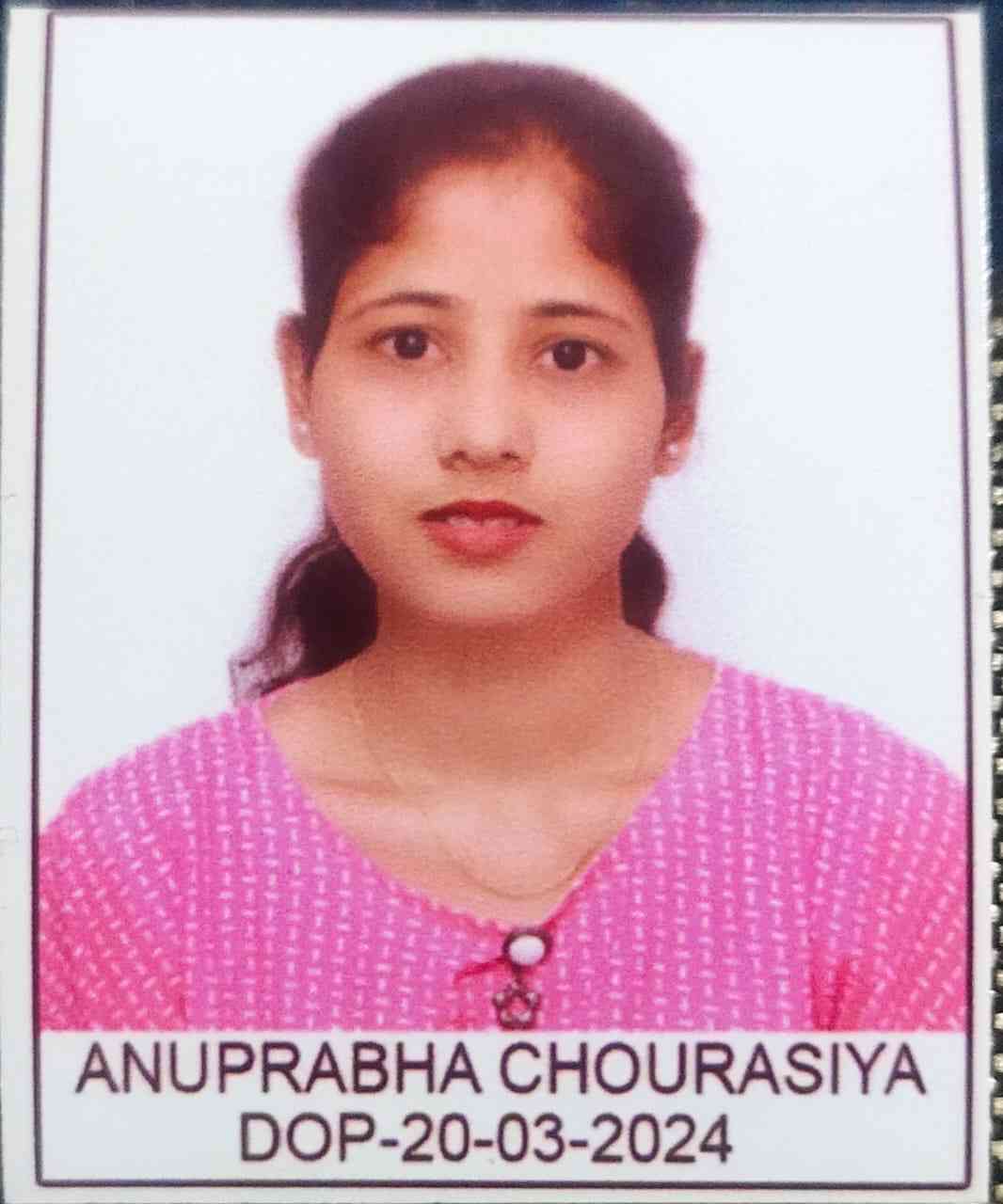 Anuprabha chourasiya