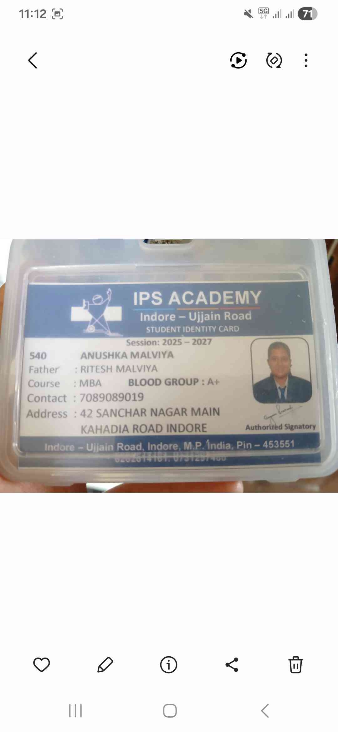 College ID