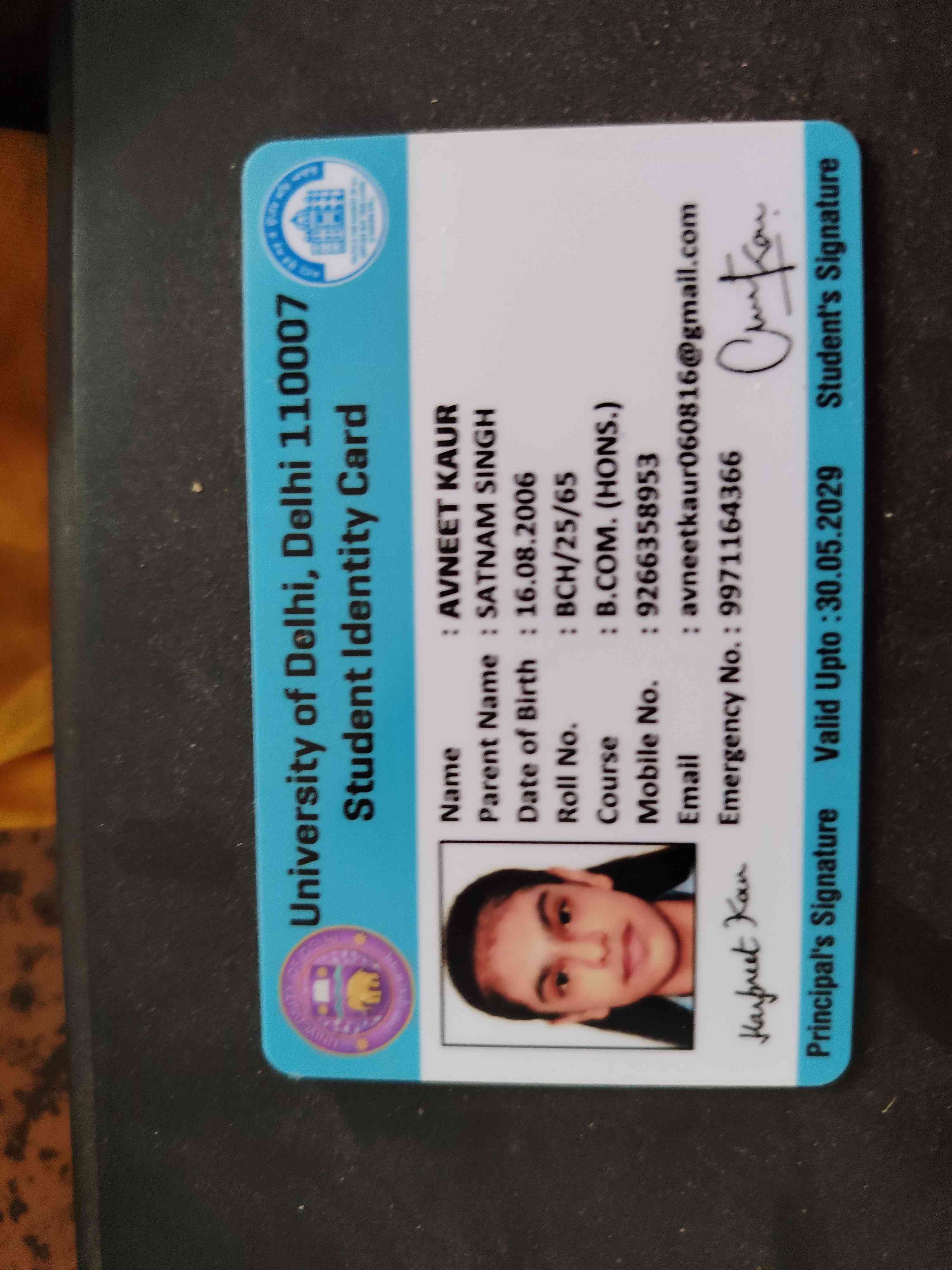 College ID