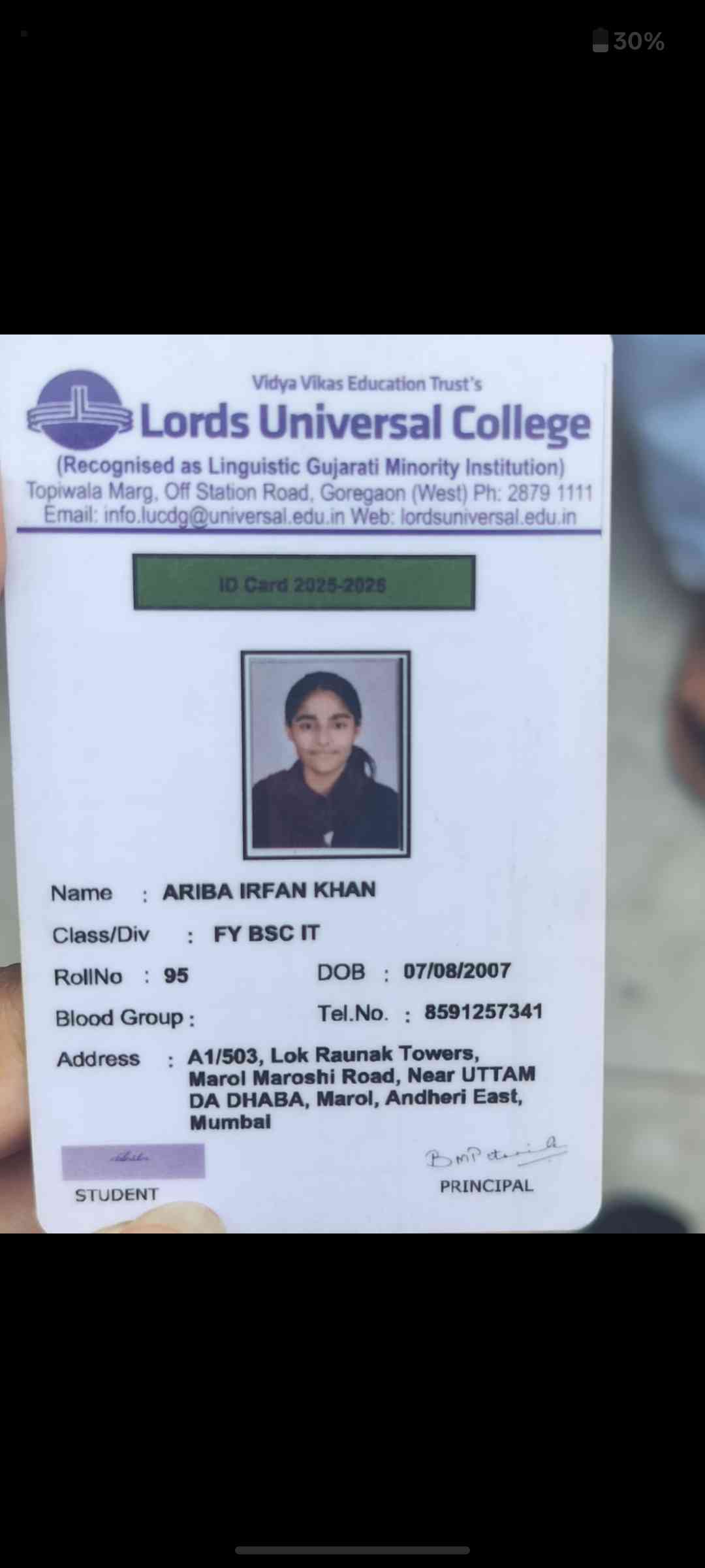 College ID