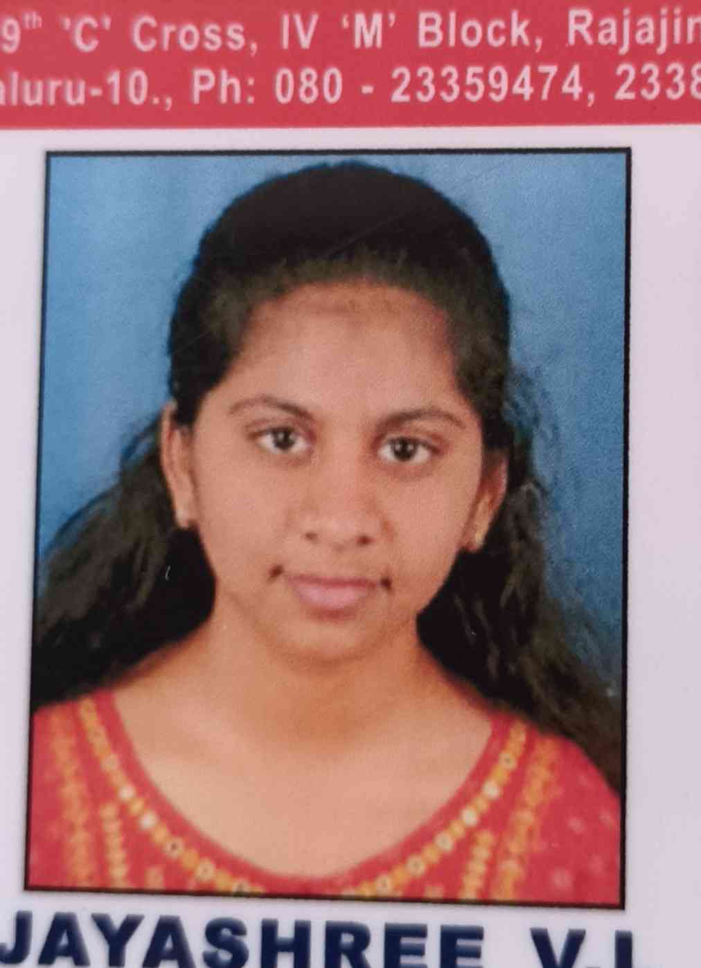 Jayashree V L