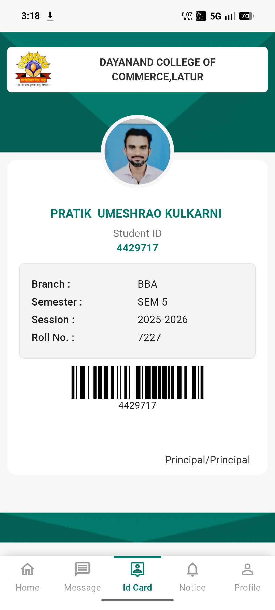 College ID