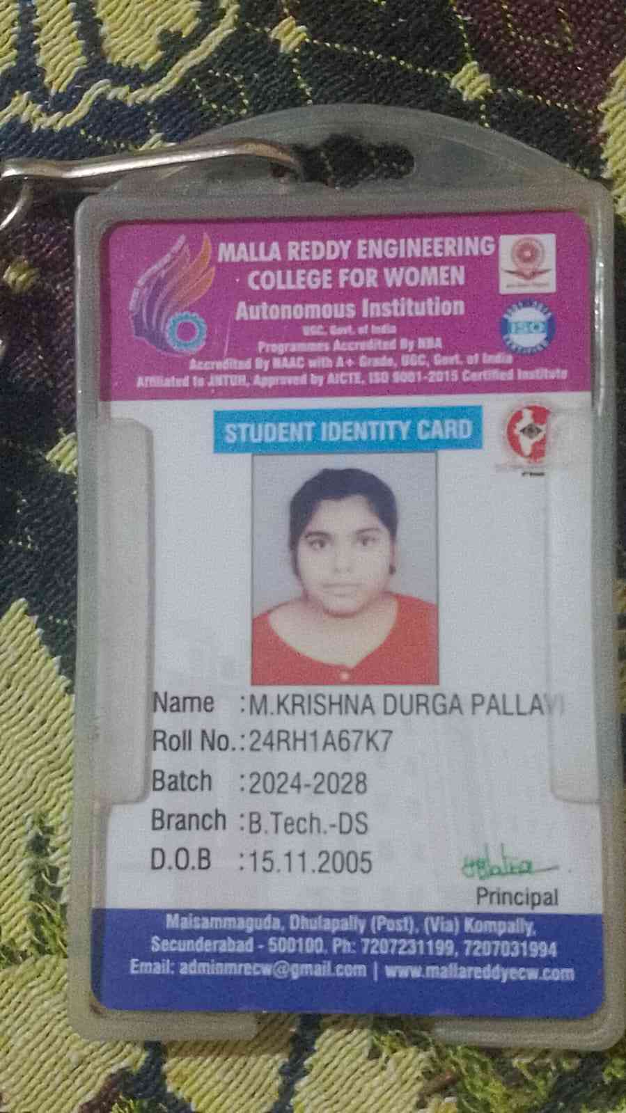 M.krishna Durga pallavi