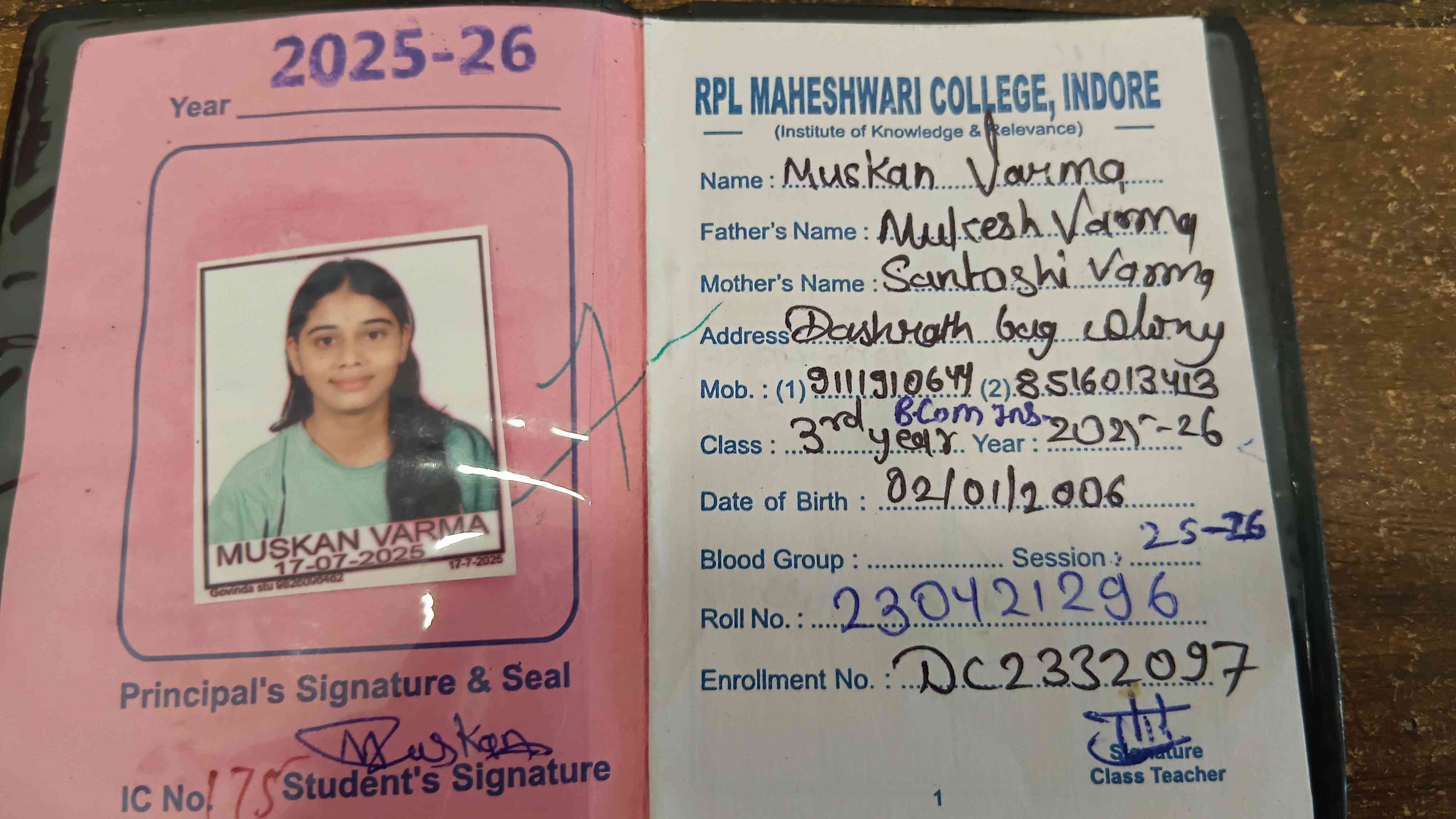 College ID