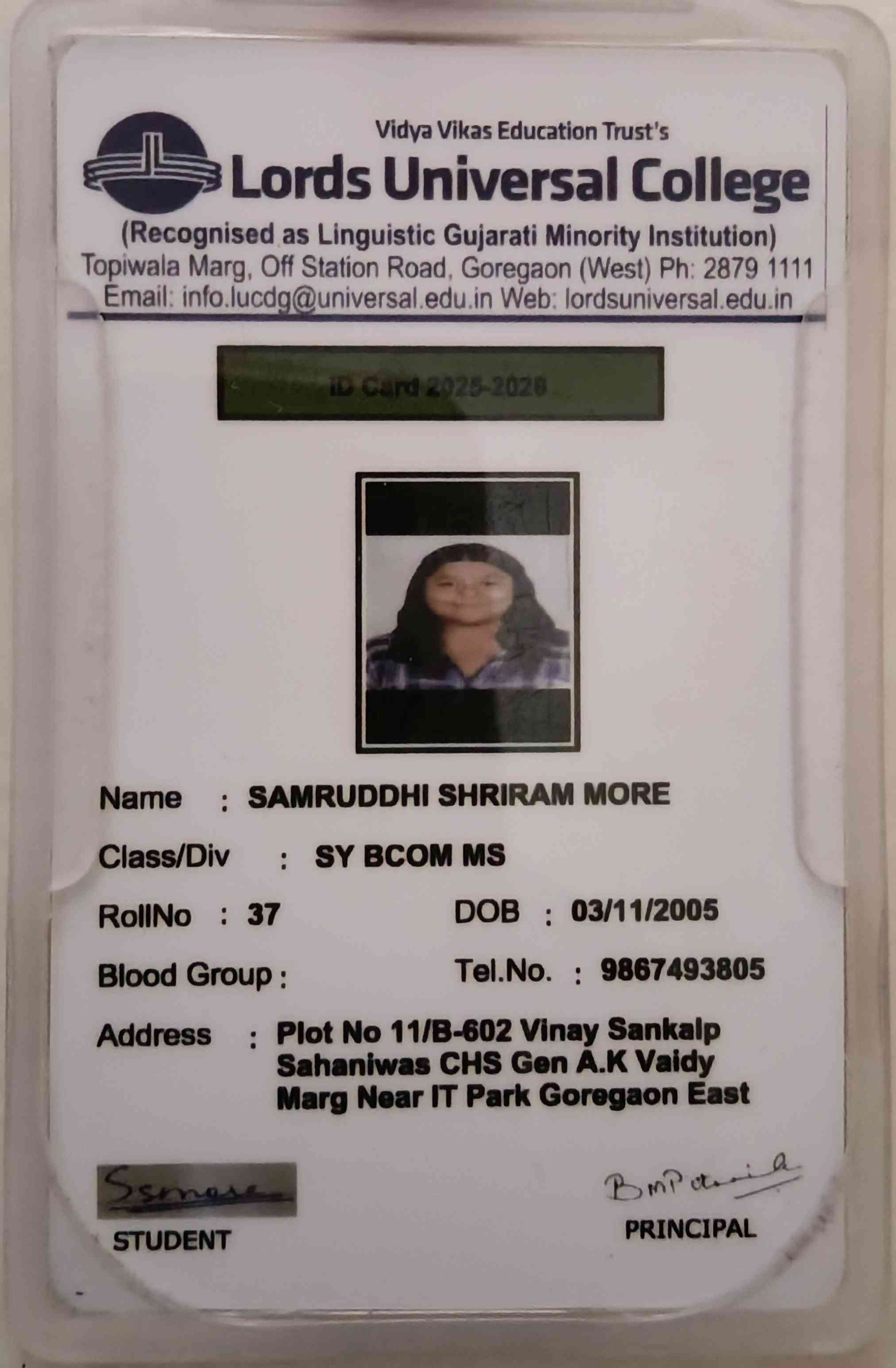 College ID