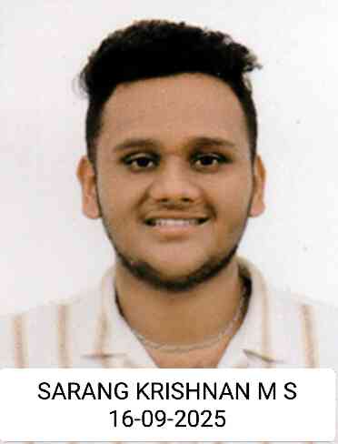 SARANG KRISHNAN M S