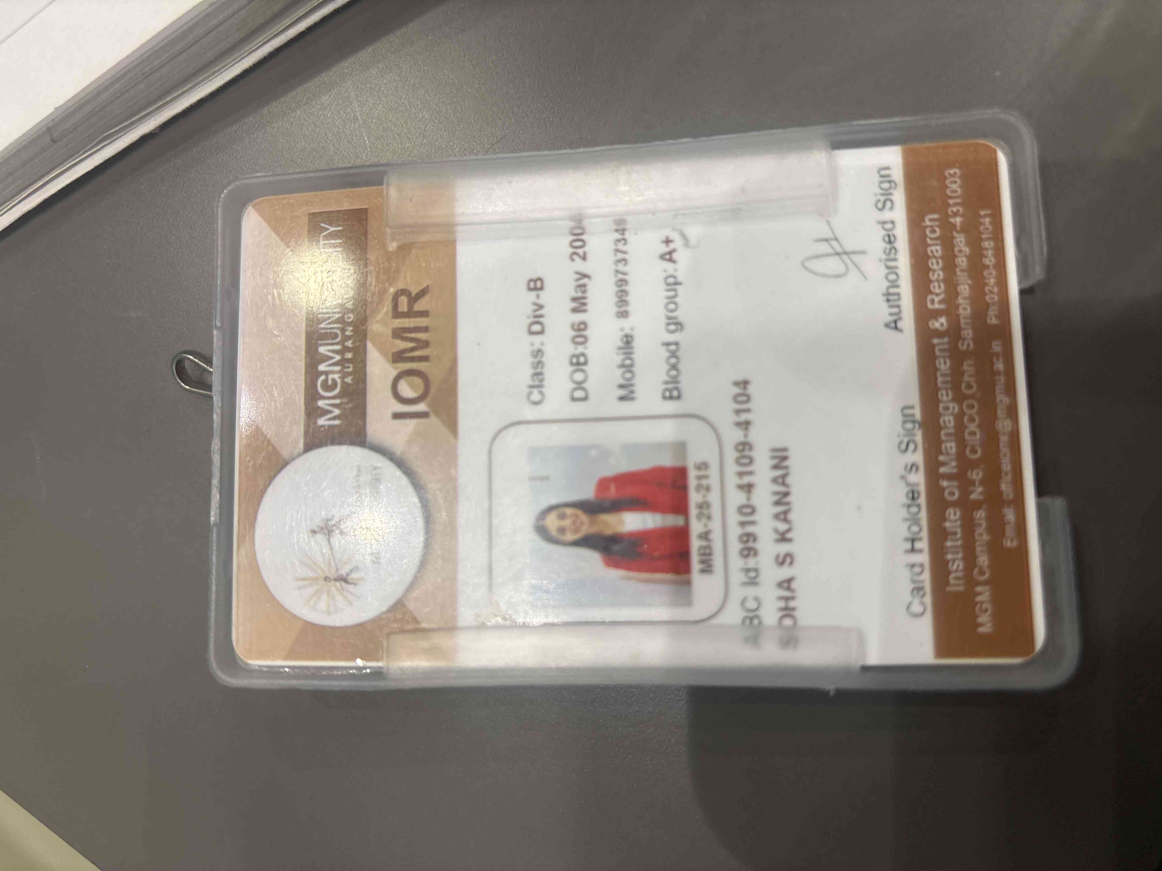 College ID