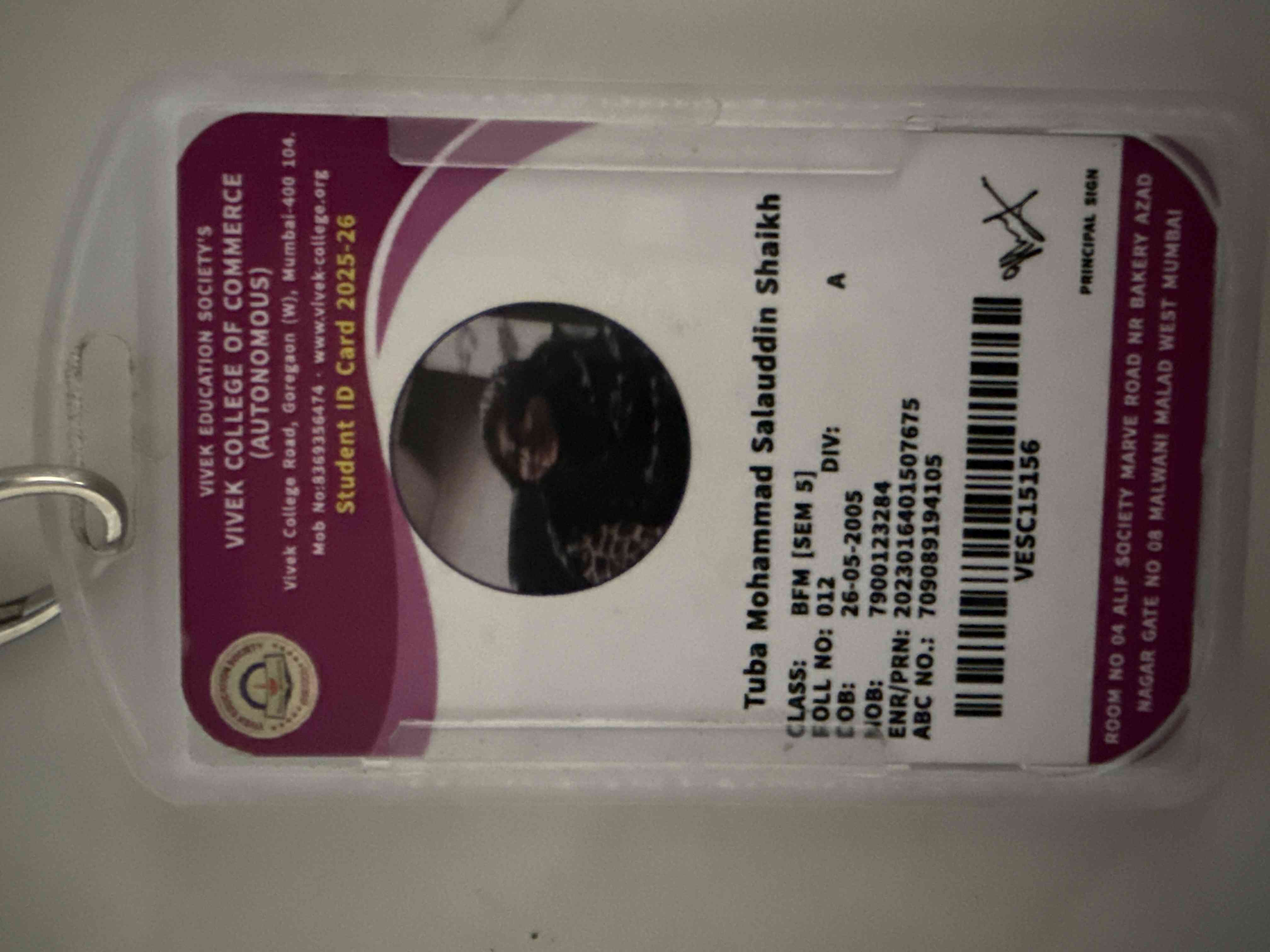 College ID