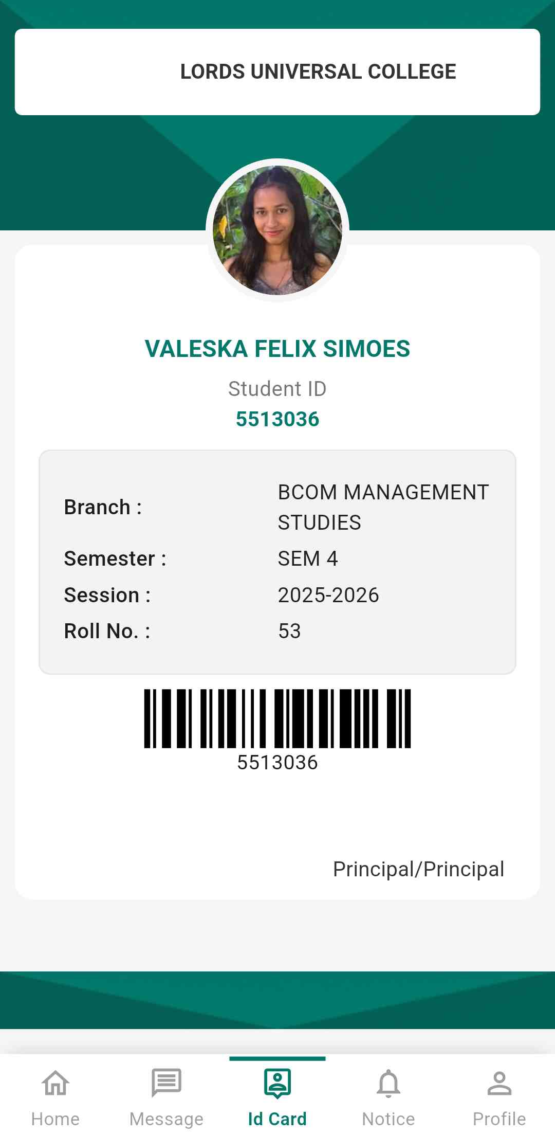 College ID