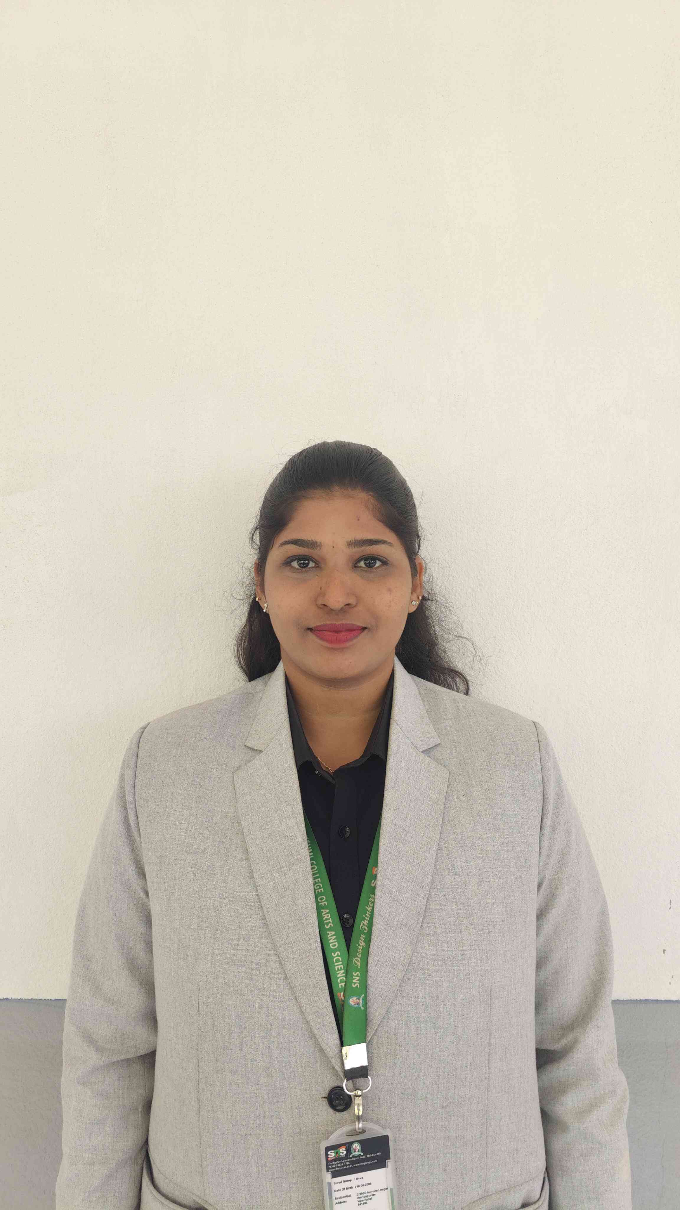 DHAKSHITHA V