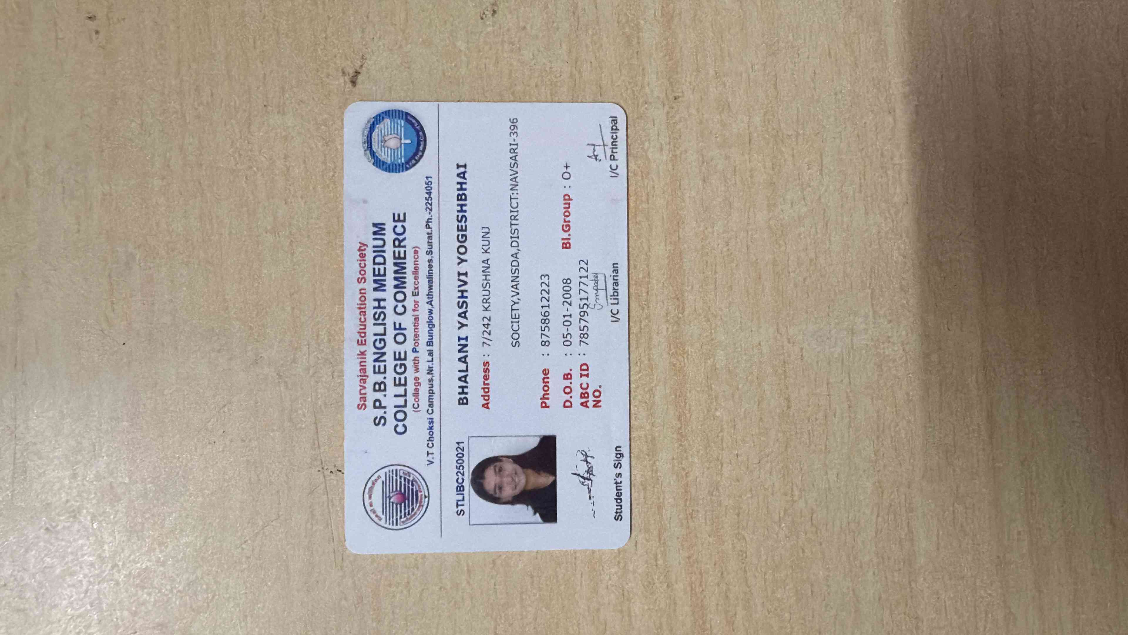 College ID